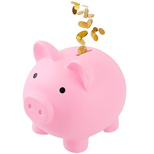 Large Piggy Banks Cute Plastic Pig Money Box Piggy Bank for Girls and Boys Un