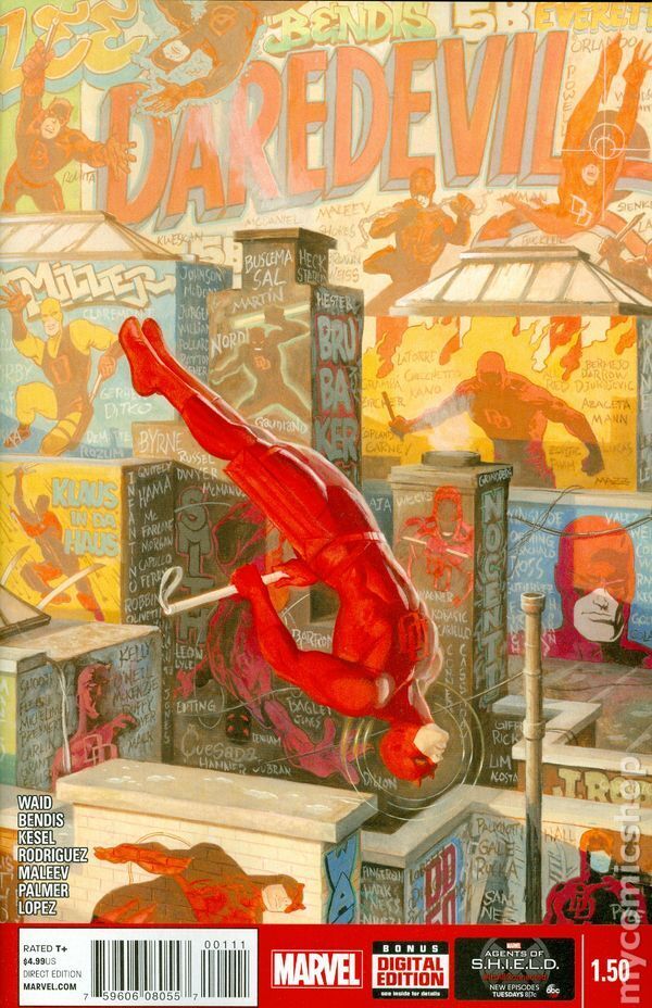 Daredevil #2 Rivera Variant FN 2014 Stock Image