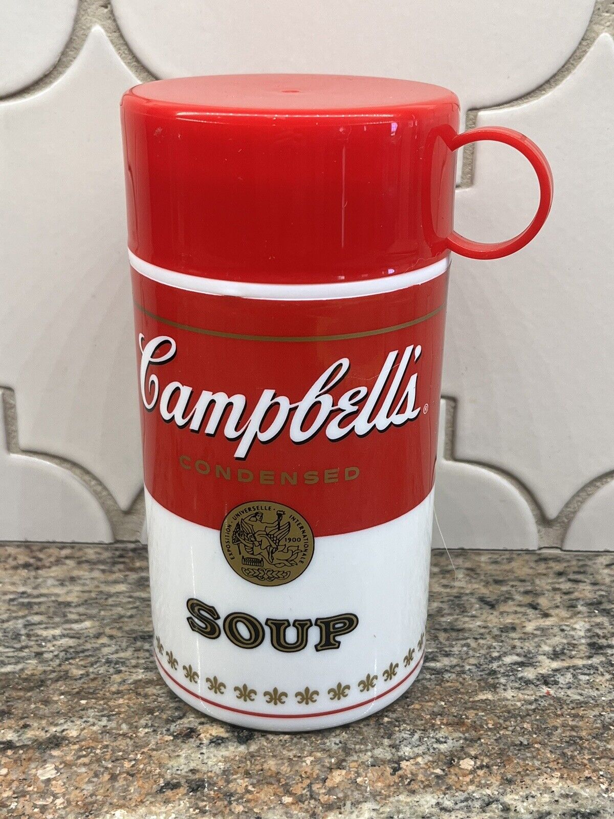 Campbell's Soup Can-tainer Insulated Container 11.5 oz 1998 Thermos Collectible