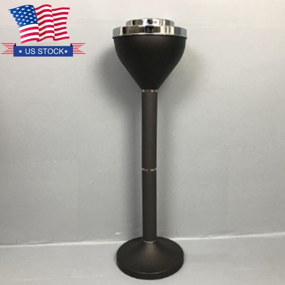 Commercial  Standing Ashtray Outdoor Cigarette Butt Receptacle Disposal Ash Tray