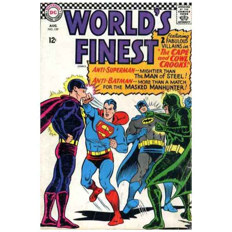 World's Finest Comics #159 in Fine condition. DC comics [n}