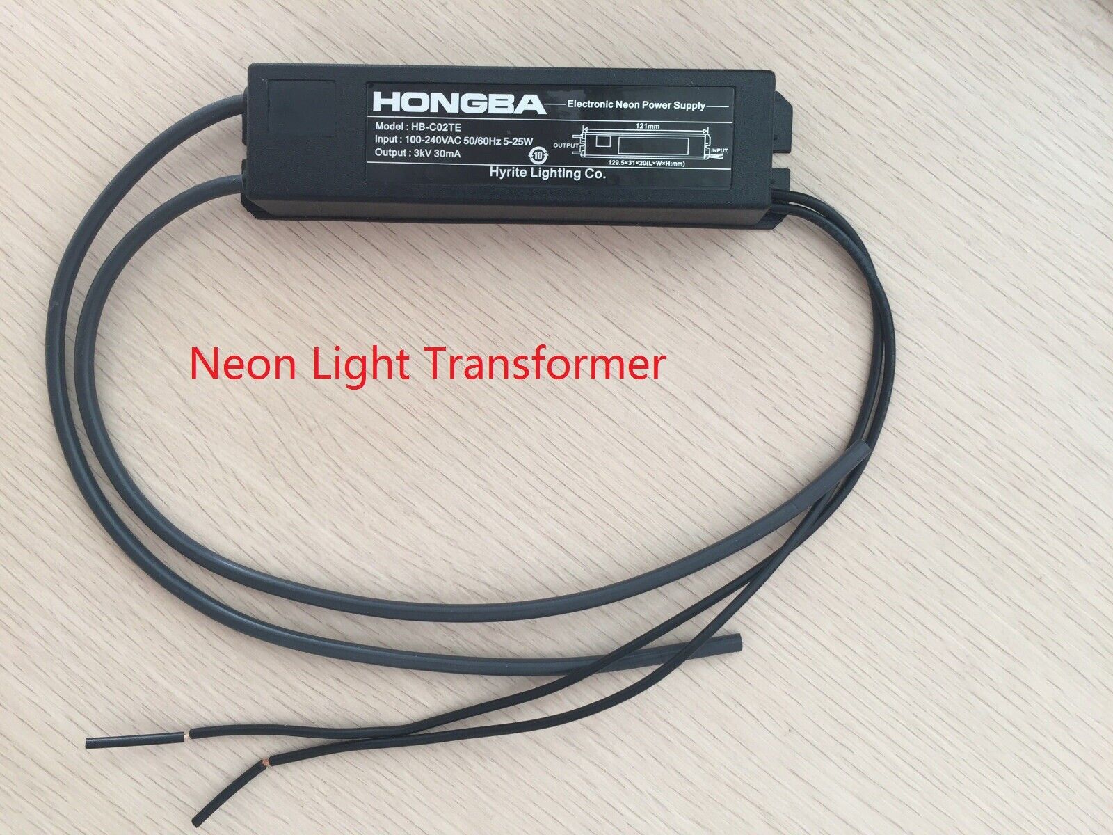 ** 3kV 3000 volts 30mA 5-25W New Neon Sign Transformer Electronic Power Supply
