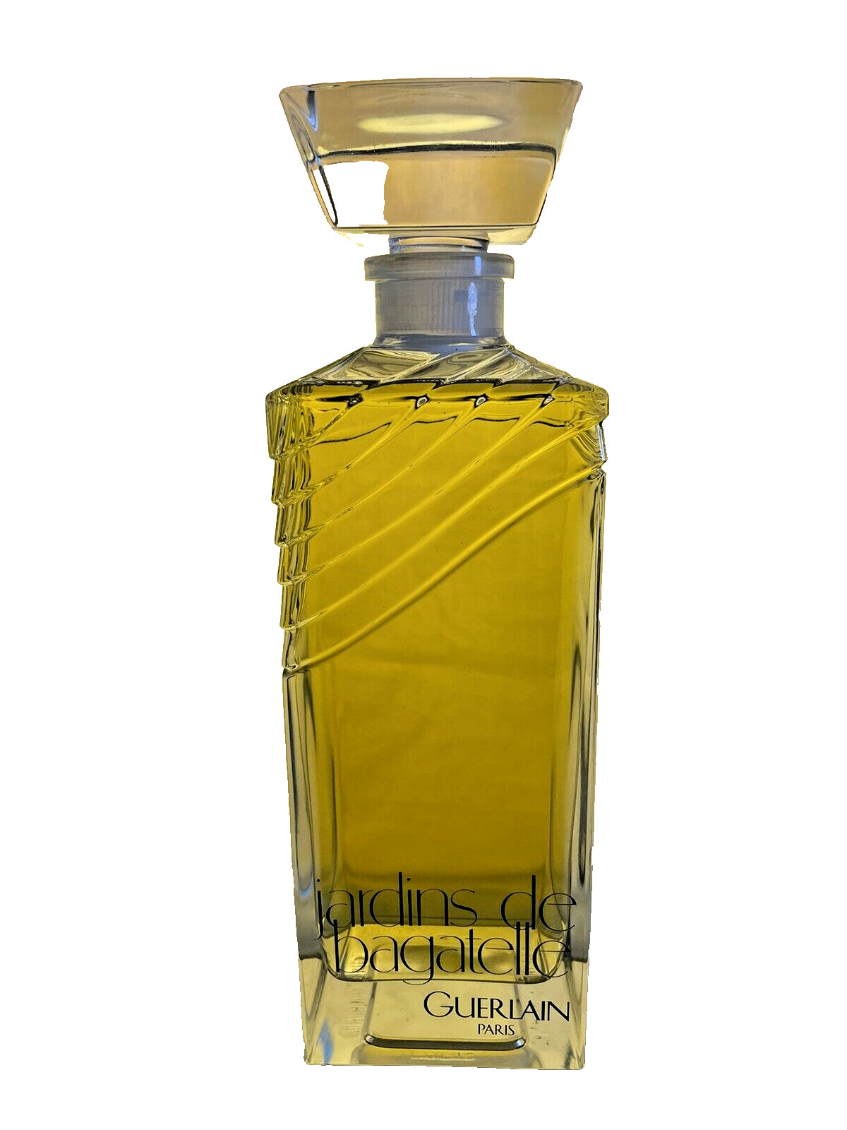 RARE FACTICE Gurlain Jardines de Bagatelle XLARGE Perfume Display Bottle 1982