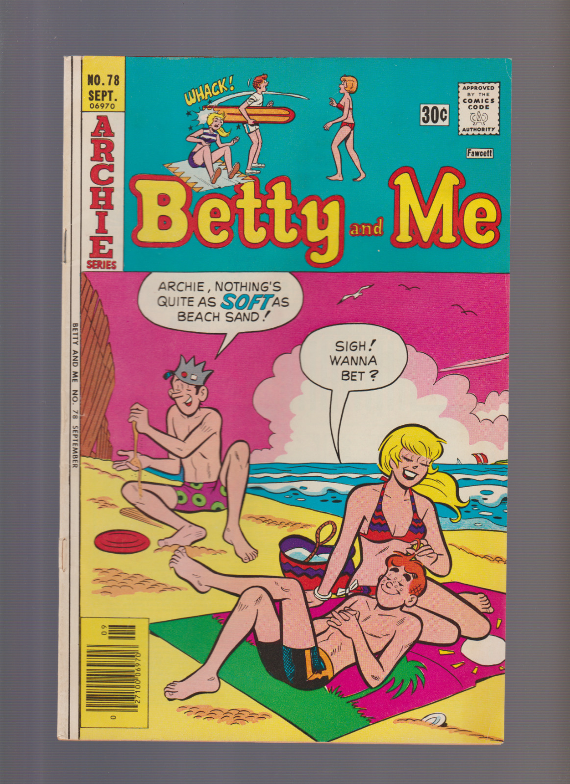 Archie BETTY AND ME #78 (1976) Sexual Innuendo \