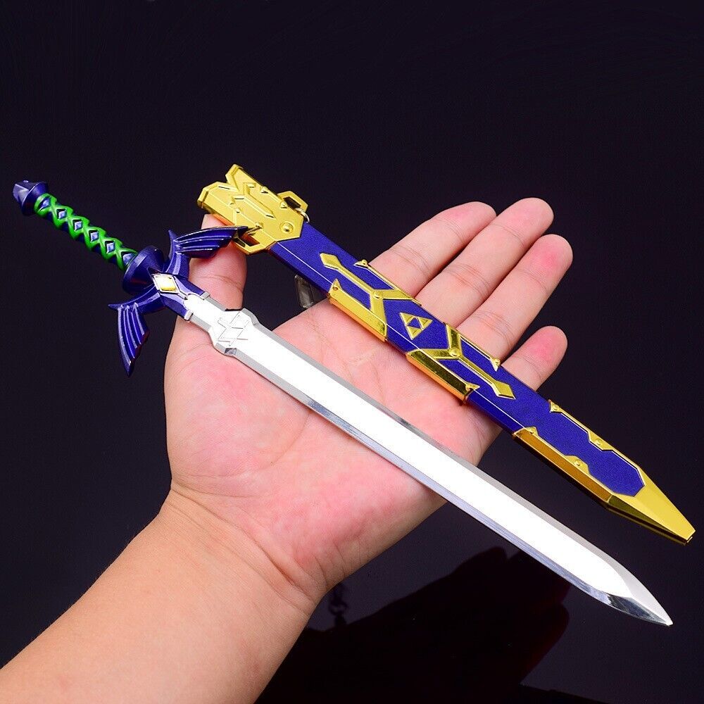 Legend Master Sword Model Letter Opener Cosplay Prop Mini Keychain Wild Knife