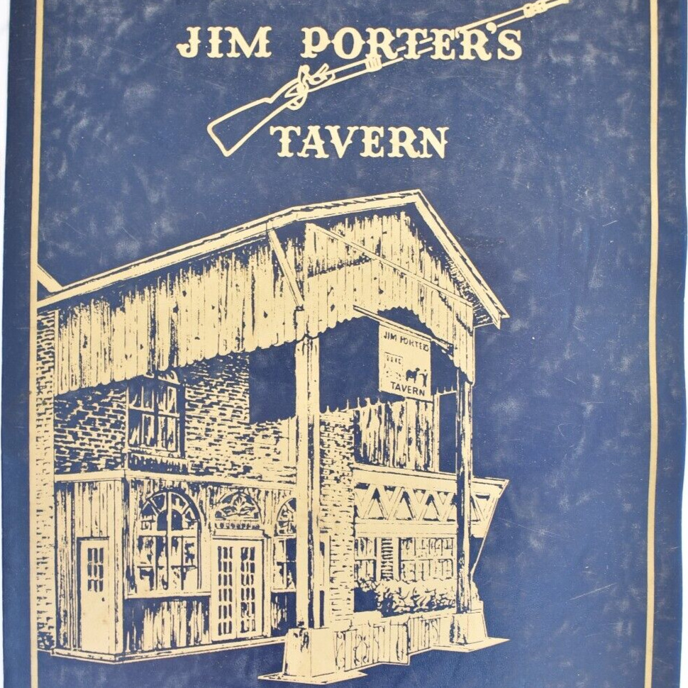 1970s Jim Porter\'s Tavern Restaurant Menu Lexington Road Louisville Kentucky