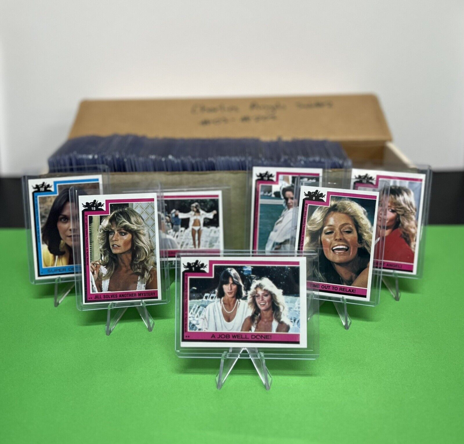1977 Topps Charlie’s Angels COMPLETE Set #01-253 ALL Cards & ALL (44) Stickers