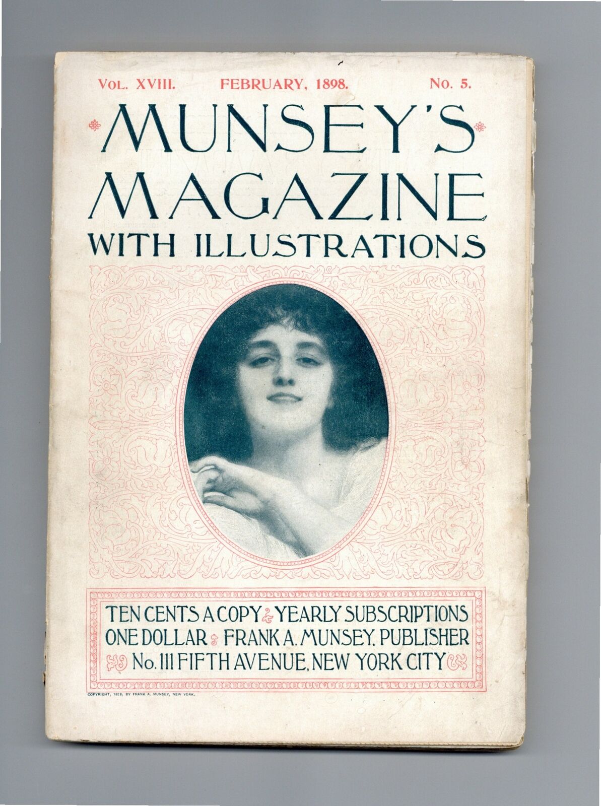 Munsey's Magazine Pulp Feb 1898 Vol. 18 #5 VG