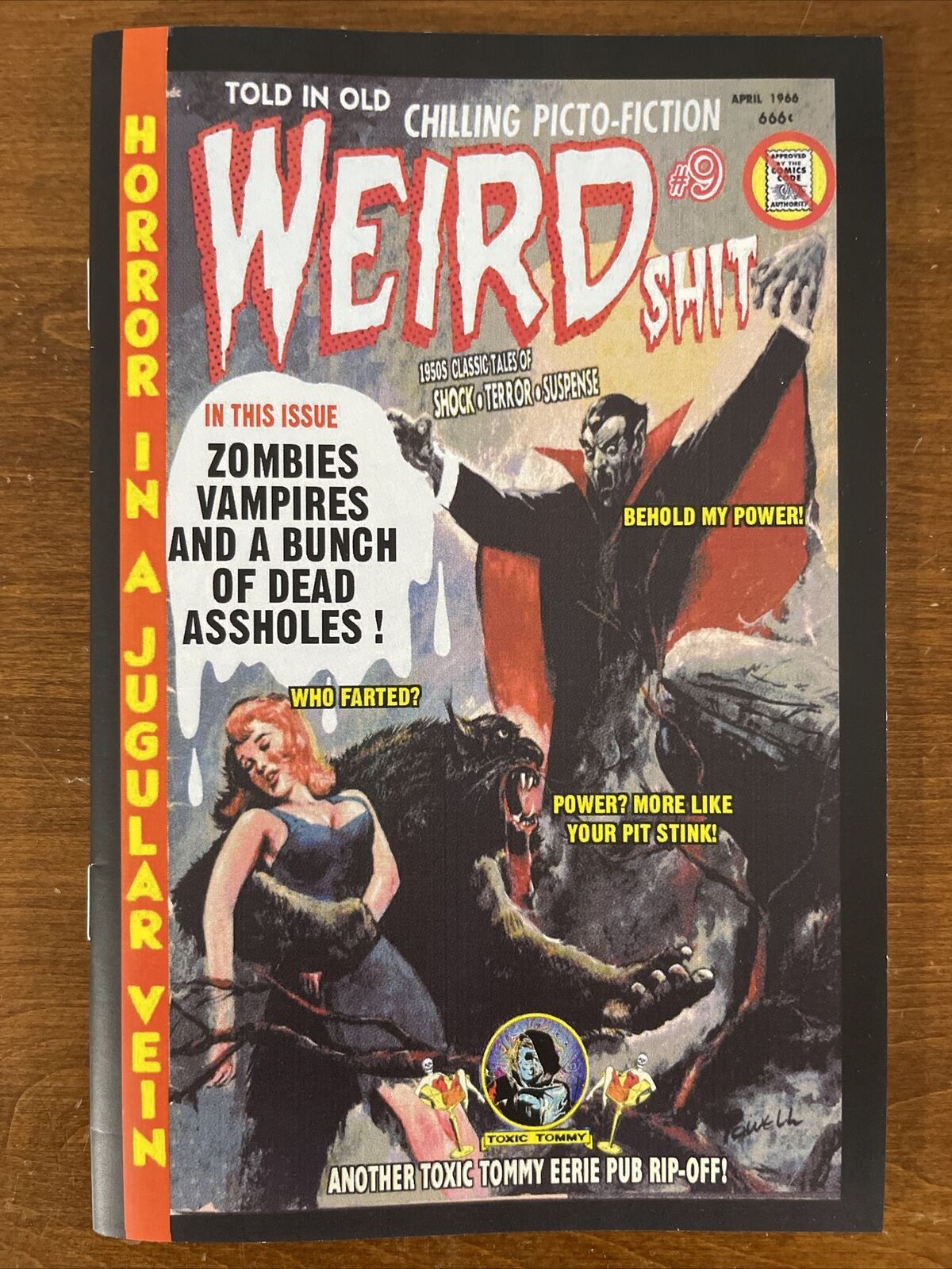 Weird Sh*t ‘Zine #9 Pre-Code Reprints EC Fanzine Horror Sci-Fi Comics Eerie Pubs