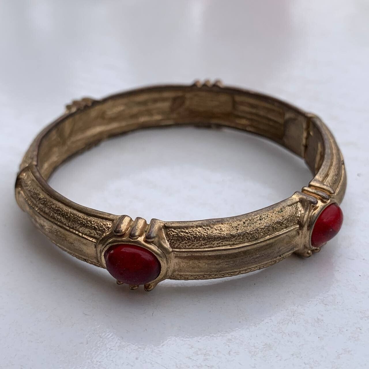 Authentic Ancient Norse Viking Gold gilded Bracelet Authentic Military Artifact