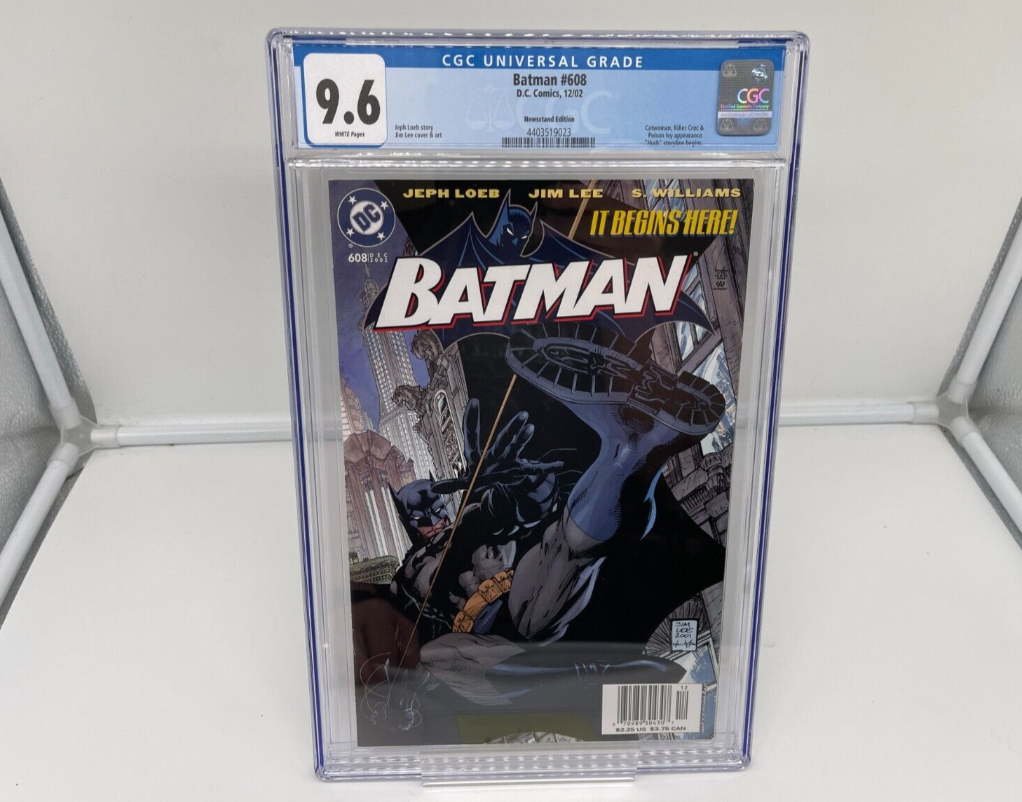 Batman #608 CGC 9.6 Newsstand Edition Hush Storyline Begins DC Comics 2002