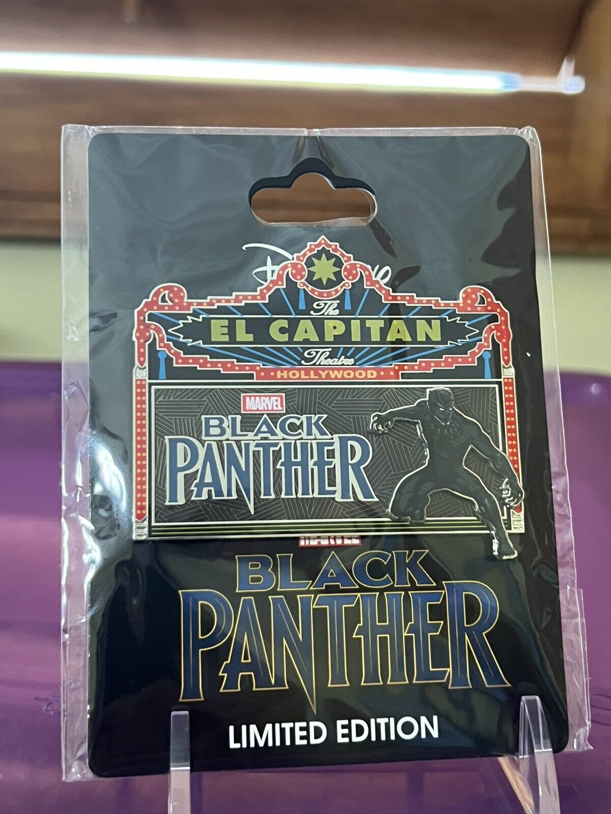 Disney DSF DSSH Black Panther marquee Pin