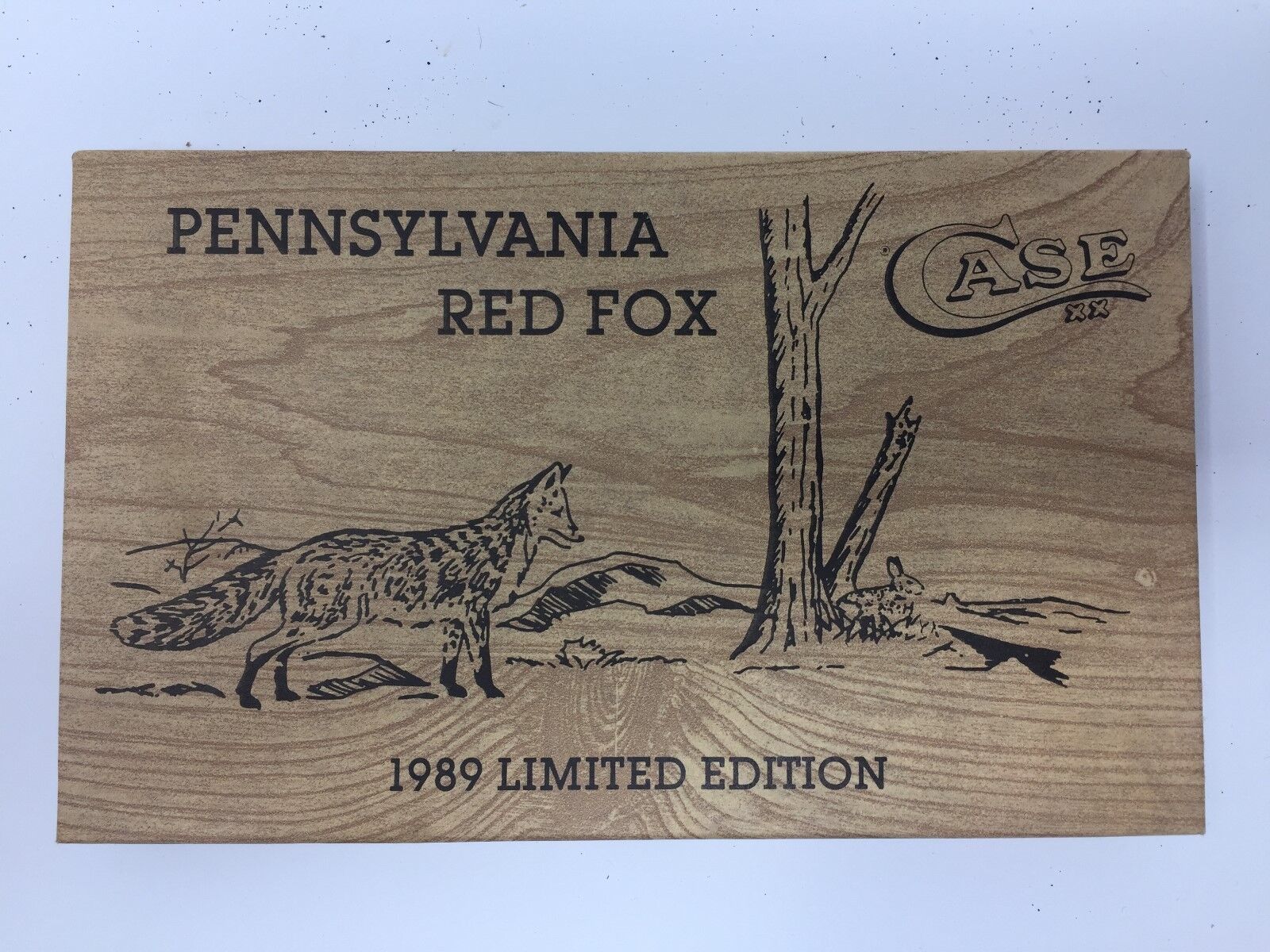Vintage 1989 Case XX PA Red Fox Limited Edition 5254 SSP Stag