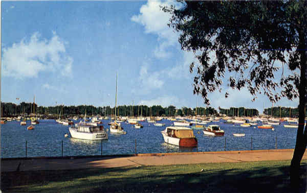 Chicago Corinthian Yacht Club,IL Cook County Illinois Cameo Greeting Cards Inc.