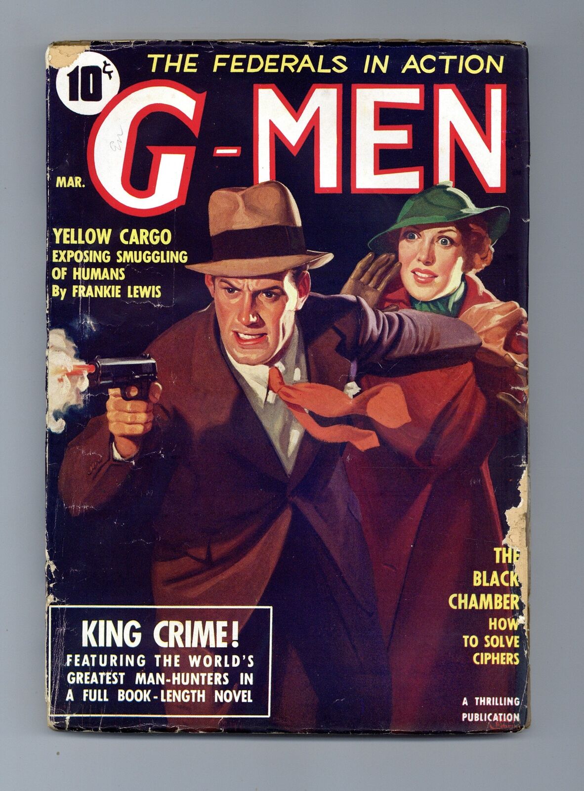 G-Men Detective Pulp Mar 1936 Vol. 2 #3 VG