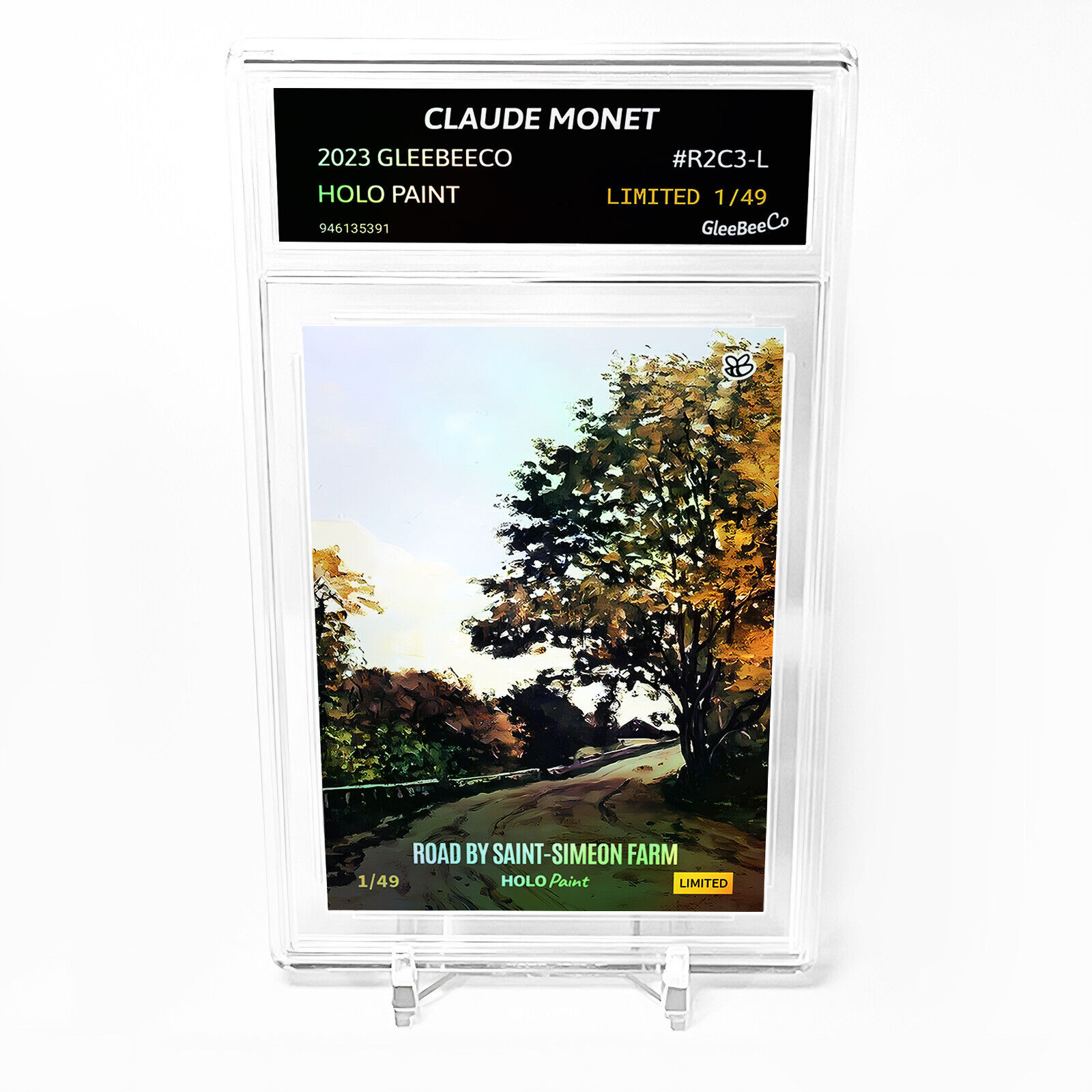 ROAD BY SAINT-SIMEON FARM Card GleeBeeCo Claude Monet #R2C3-L /49 - Wonderful