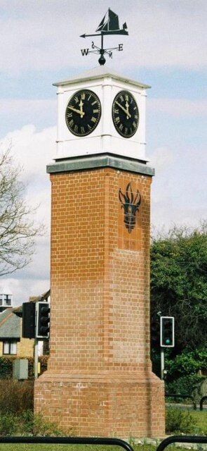 Photo 6x4 Upton: clock tower Upton\/SY9893 A recent addition to Upton, in c2005