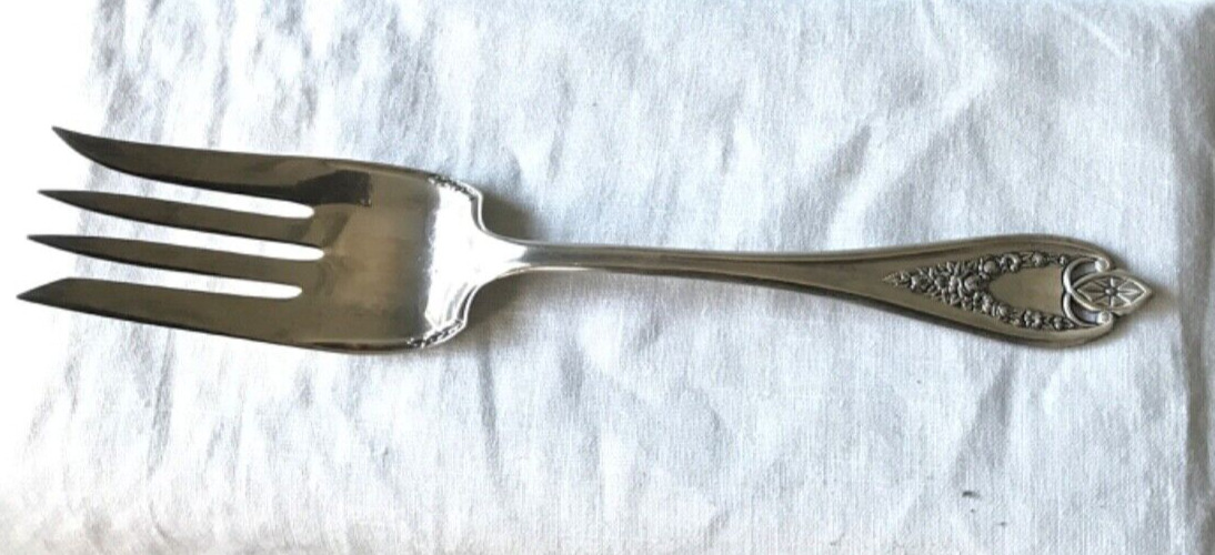 VTG OLD COLONY Serving Fork 1847 Rogers Bros. XS Triple RARE