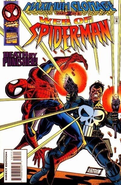Web of Spider-Man (1985) #127 (8/1995) VF+ Stock Image