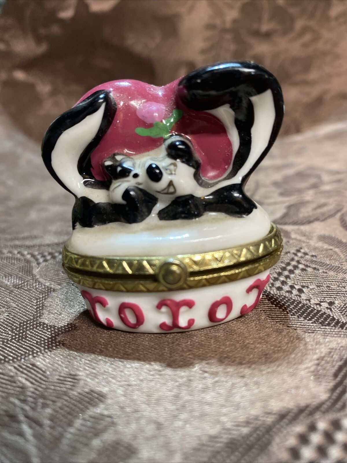 Pepe le pew Small collectible Trinket Box.
