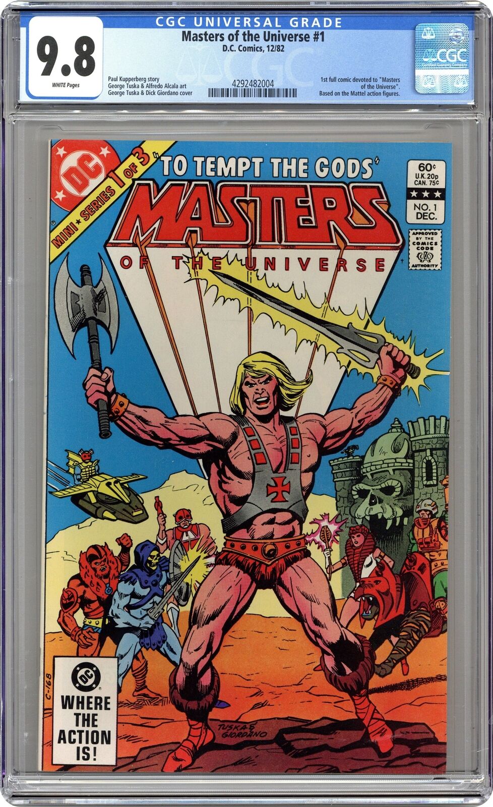 Masters of the Universe #1 CGC 9.8 1982 4292482004