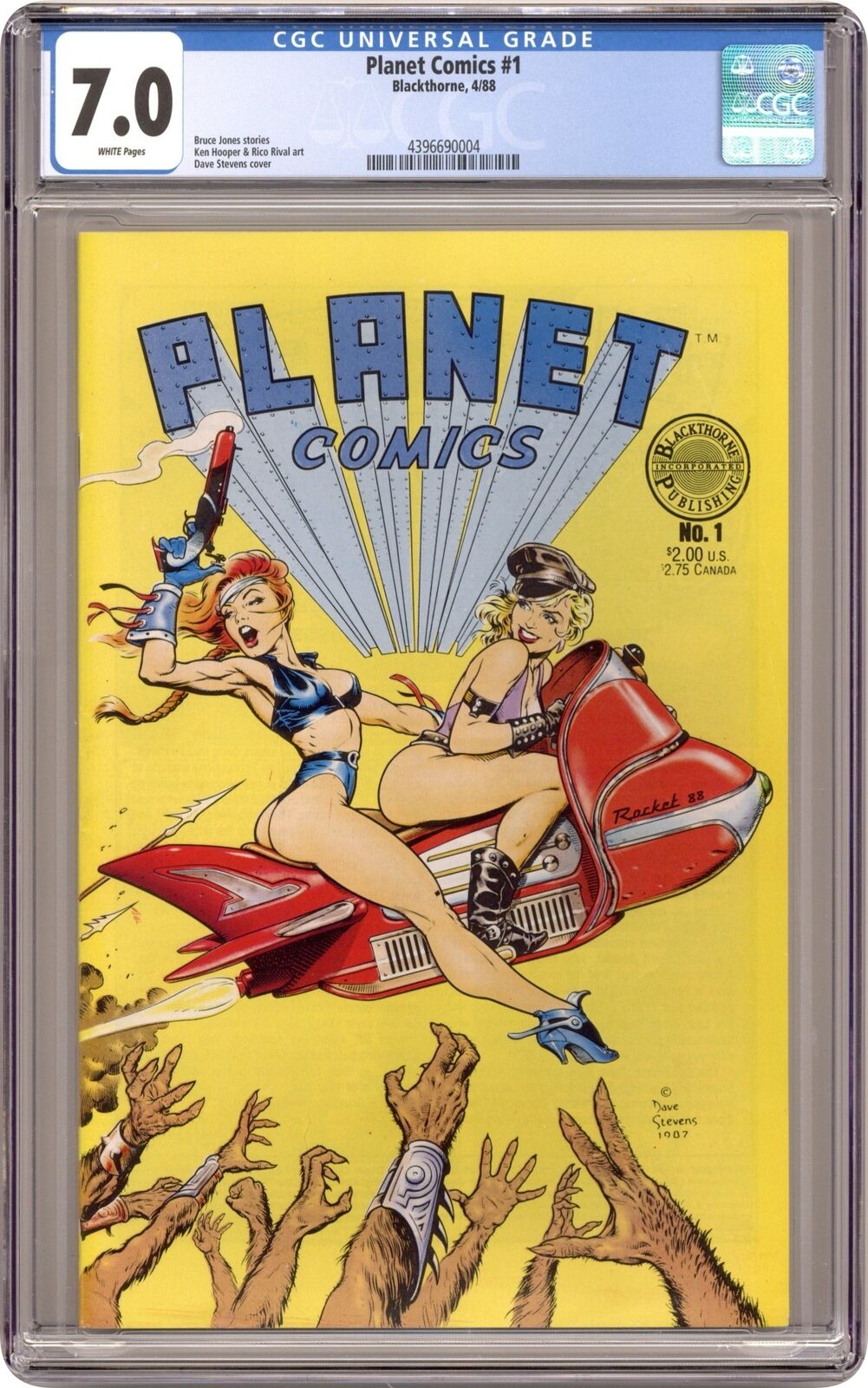 Planet Comics #1 CGC 7.0 1988 4396690004