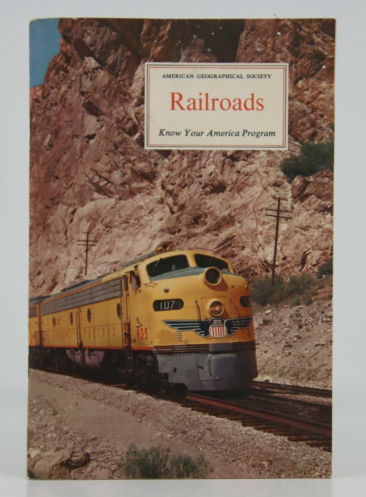1958 American Railroads John C. Weaver UNUSED Stamp Book Know Your American Prog