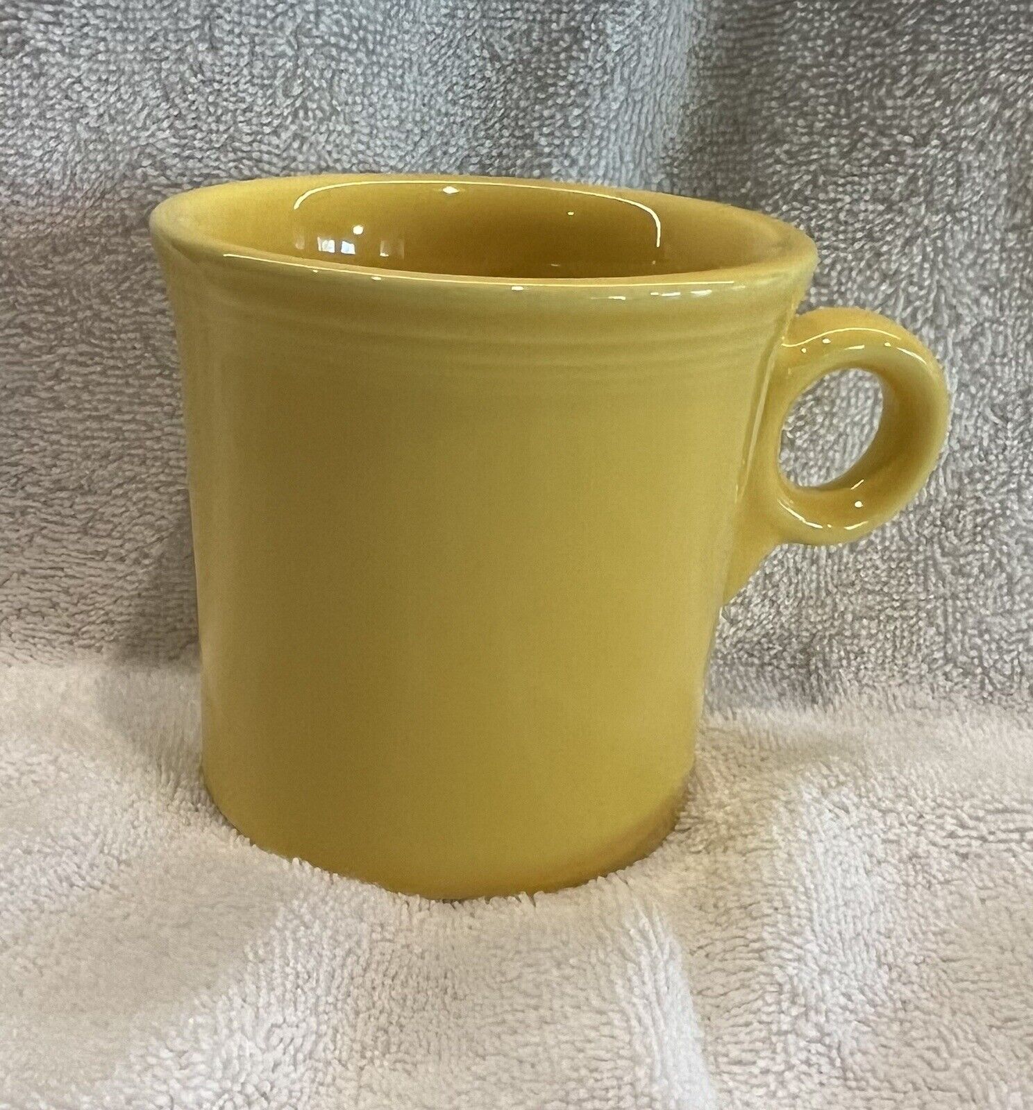 HLC Fiesta USA Yellow Tom Jerry Ring Holder Coffee Cup Mug