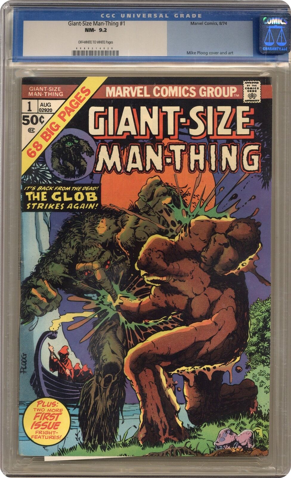Giant Size Man-Thing #1 CGC 9.2 1974 0080314020