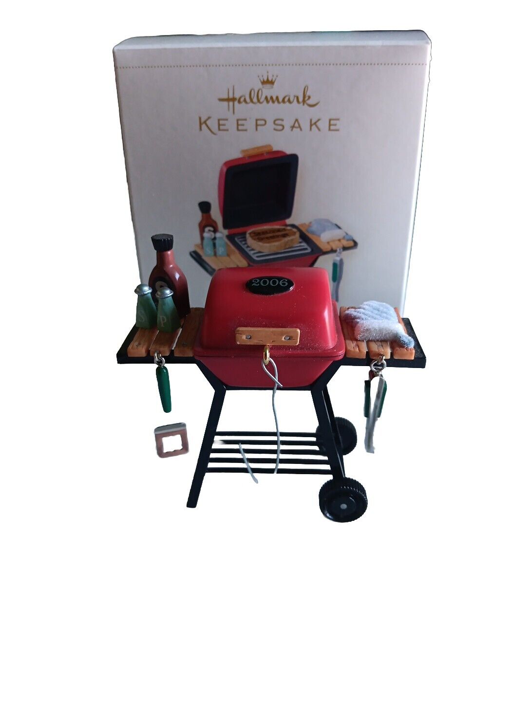 Hallmark Keepsake Ornament 2006 Oh What A Grill Christmas Ornament Great For RV