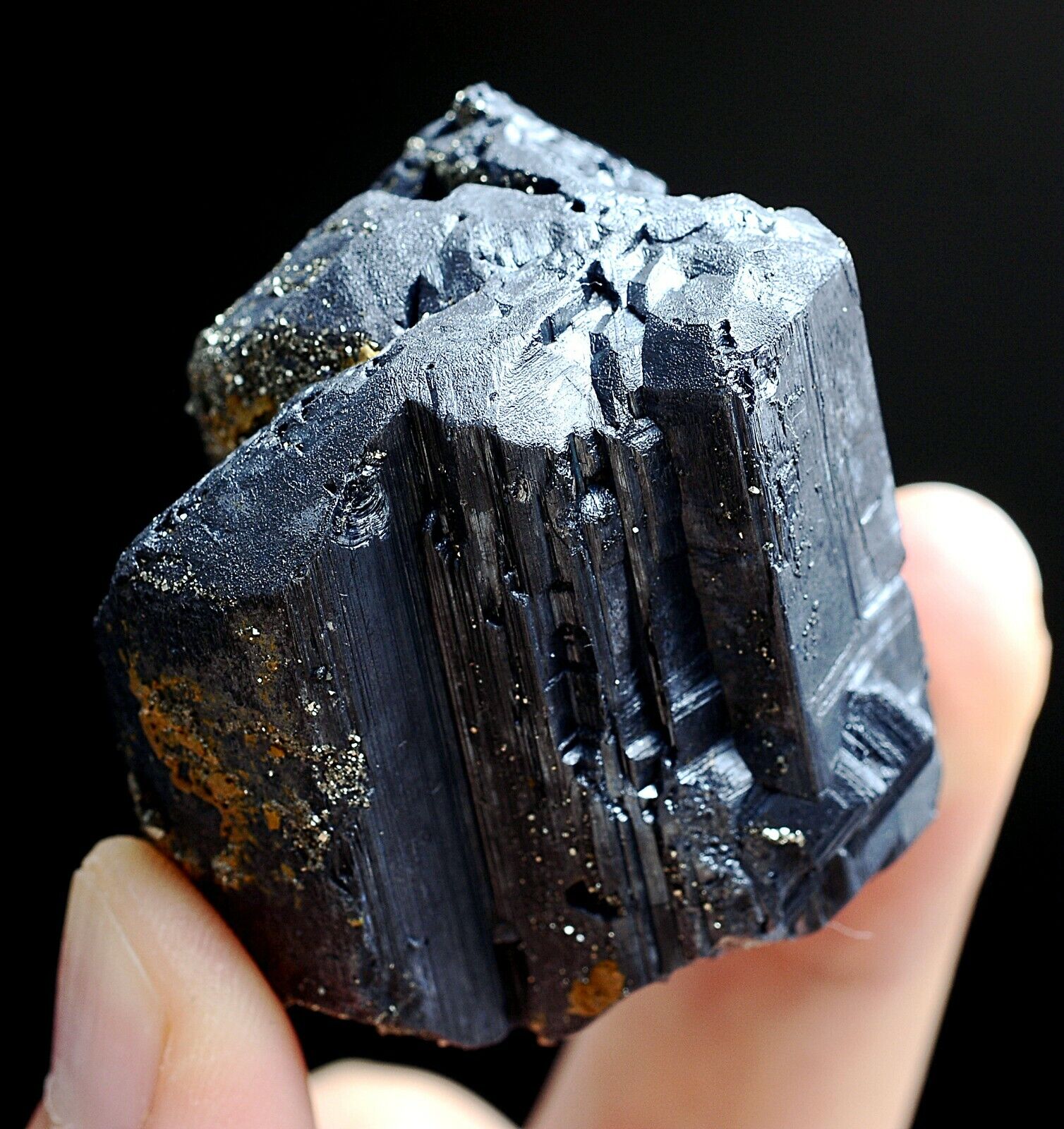 142g  Natural Rare Bournonite & Pyrite Mineral Specimen/Yaogangxian  China