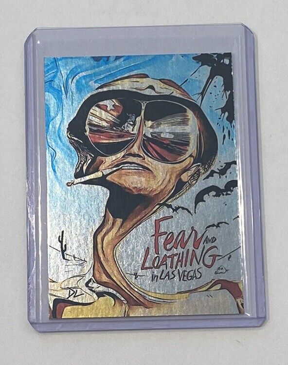 Fear And Loathing In Las Vegas Platinum Plated Artist Signed Trading Card 1/1