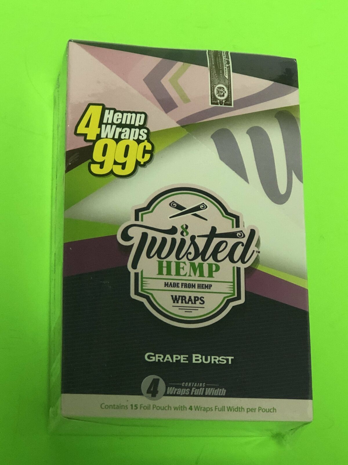 FREE GIFTS🎁Grape🍇Burst 60 High Quality Twisted Hemp🍁Rolling Papers 15 Packs♨️