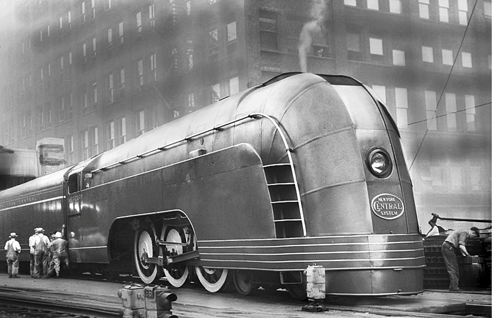 New York Central Railroad Mercury photo Art Deco Steam Locomotive Train NYC #6