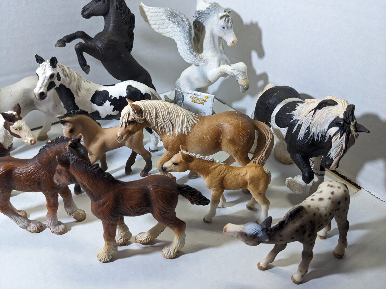 Lot Of 12 Schleich Horses Foals Colts Collectible Farm Animal Figurines