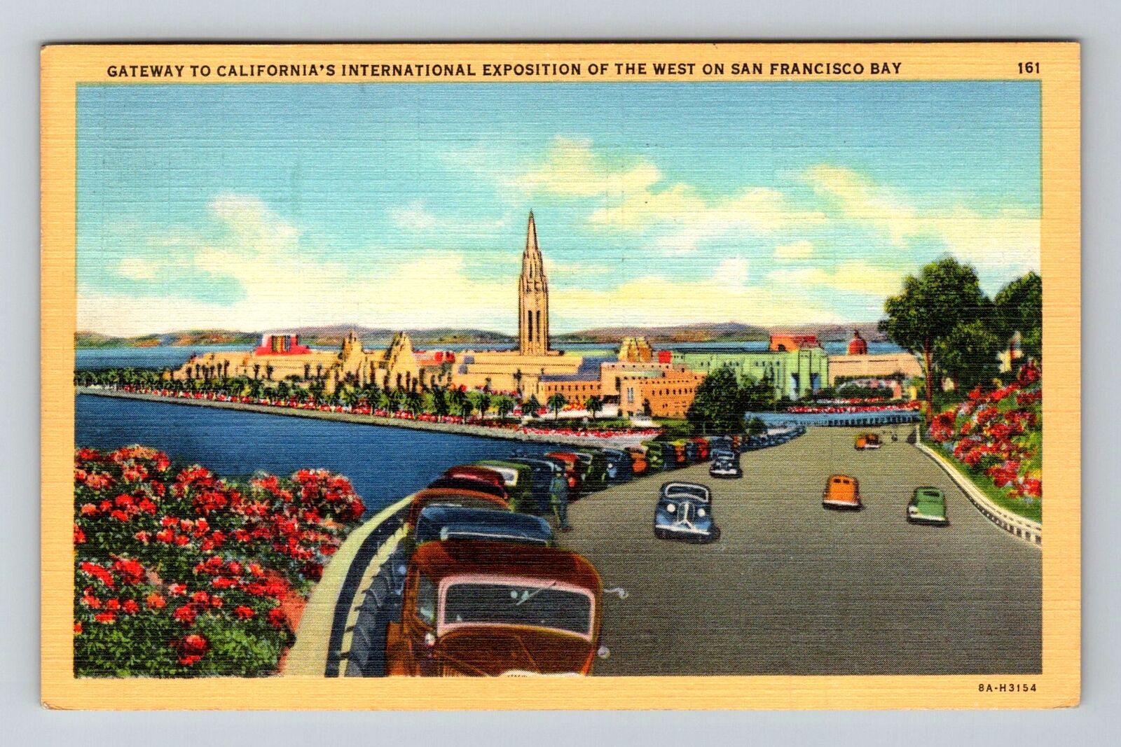 San Francisco CA-California, CA Worlds Fair, Gateway to Fair, Vintage Postcard