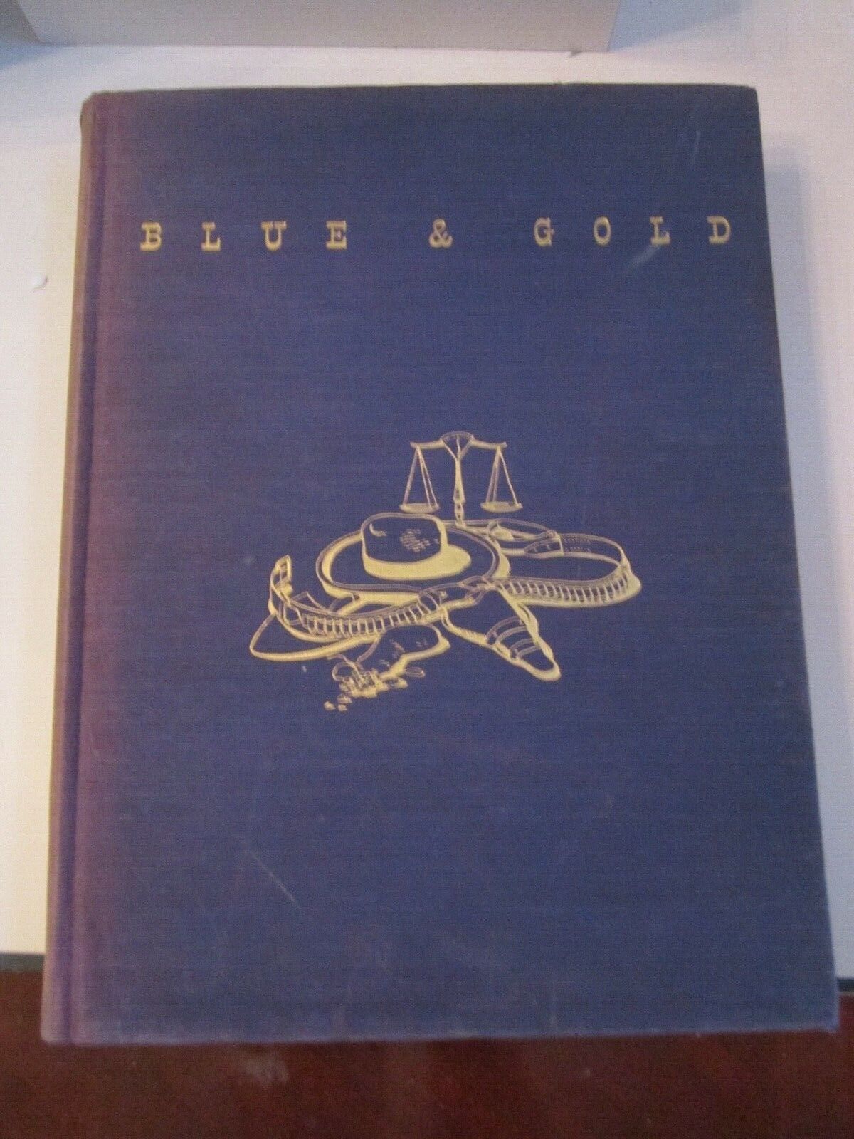 1936 THE UNIVERSITY OF CALIFORNIA YEAR BOOK - BLUE AND GOLD - VERY HEAVY
