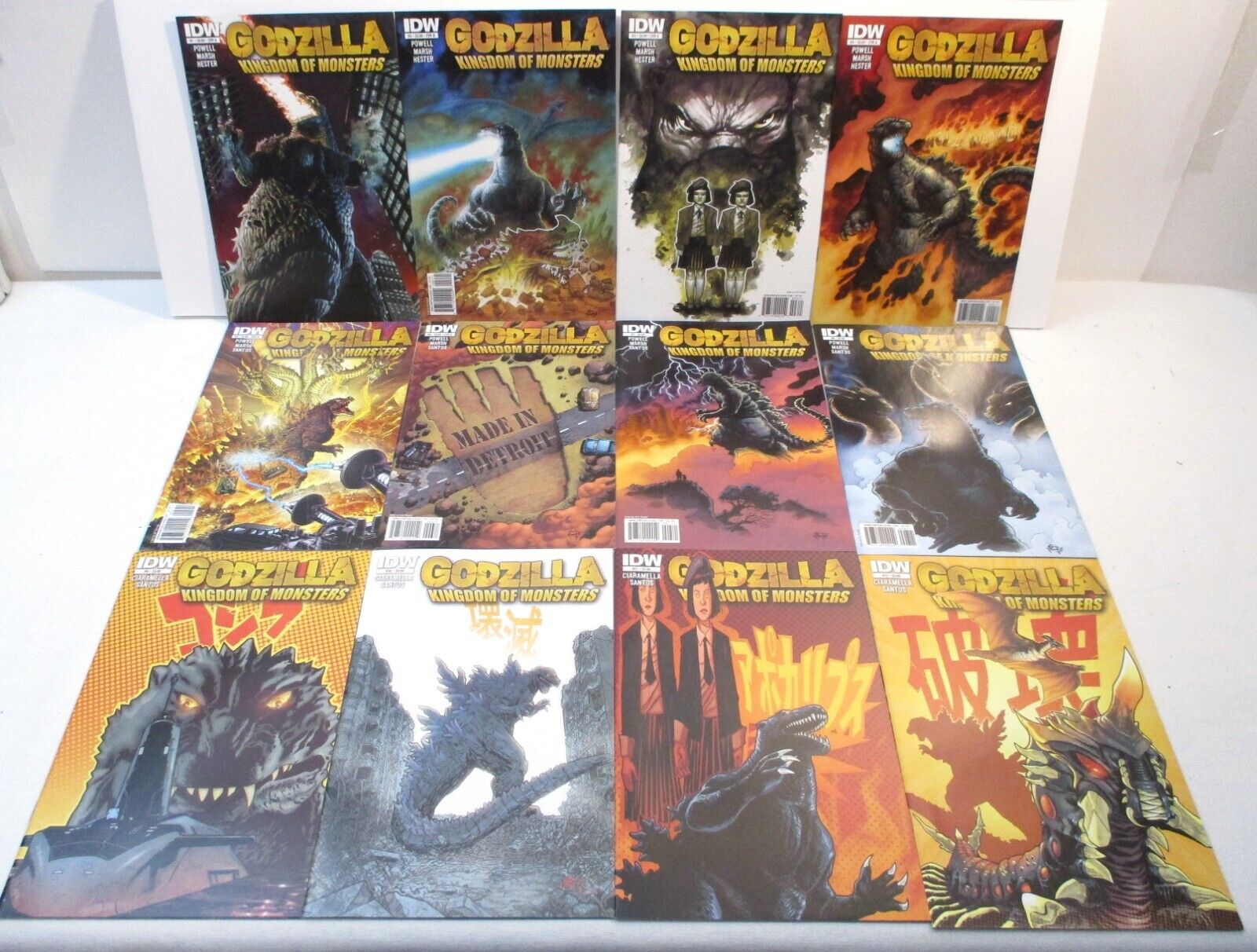 Godzilla Kingdom of Monsters 1-12 - IDW 2011
