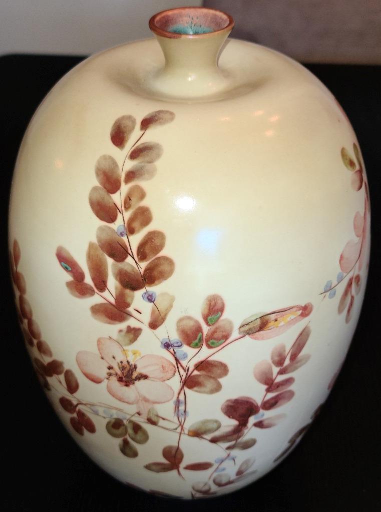 Beautiful Hand-Painted Vignoli Faenza Original Ceramic Decorative Vase–VGC Italy
