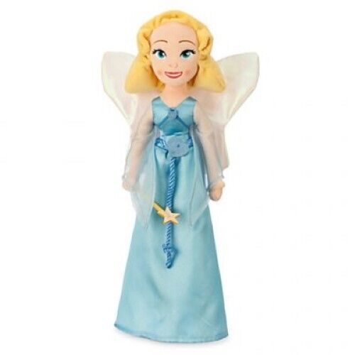 NEW DisneyStore Pinocchio Blue Fairy 20-inch Plush Stuffed Doll Godmother Jiminy