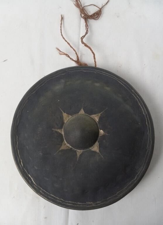 Vintage Old Thai Gong Nipple Hand Made Bronze Tuned Gong