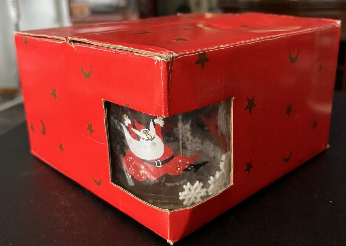Vintage Santa Glasses New In Box