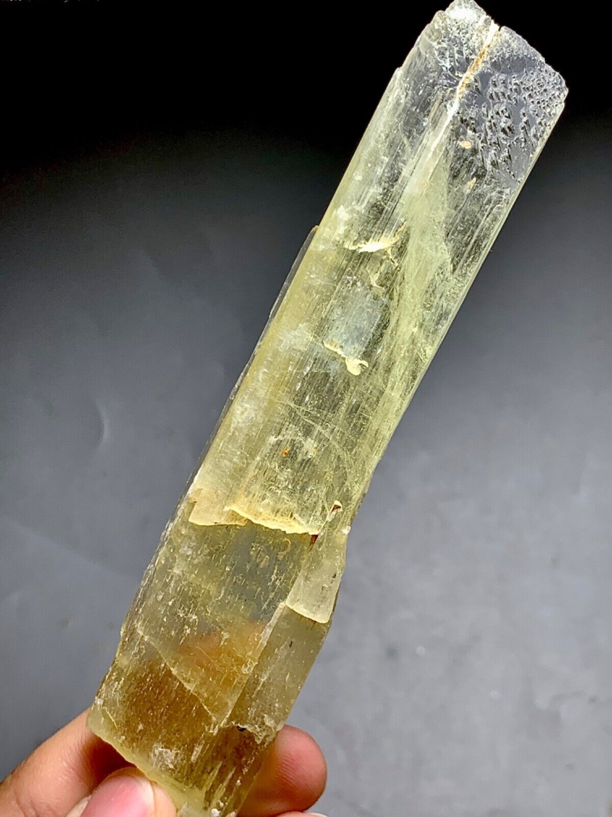 420 Carat Lemon Kunzite Crystal From Afghanistan