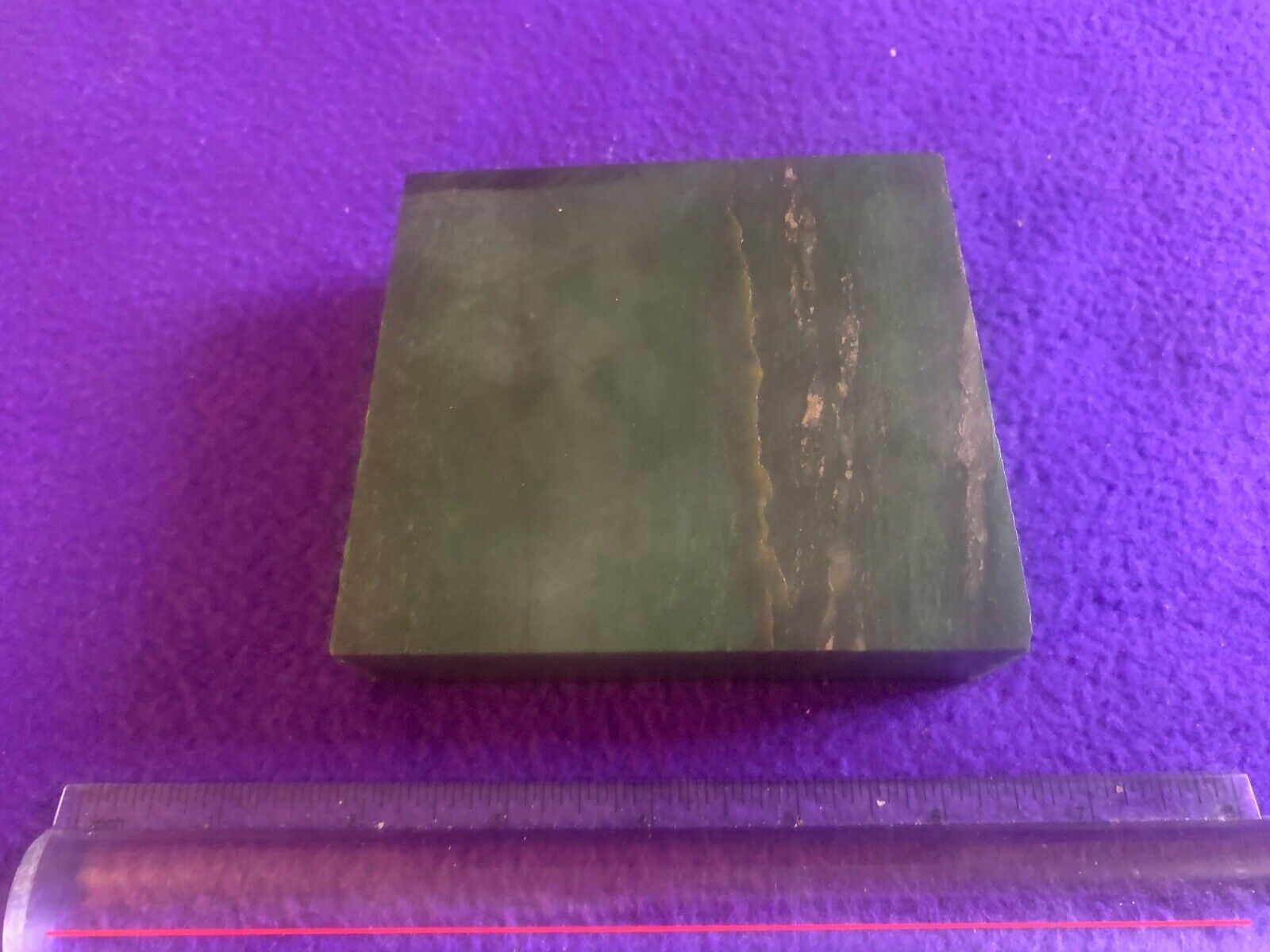 Large chunk of pure California Dark Green Jade