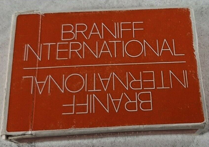 Braniff International Airport Deck Of Playing Cards Souvenir Shop
