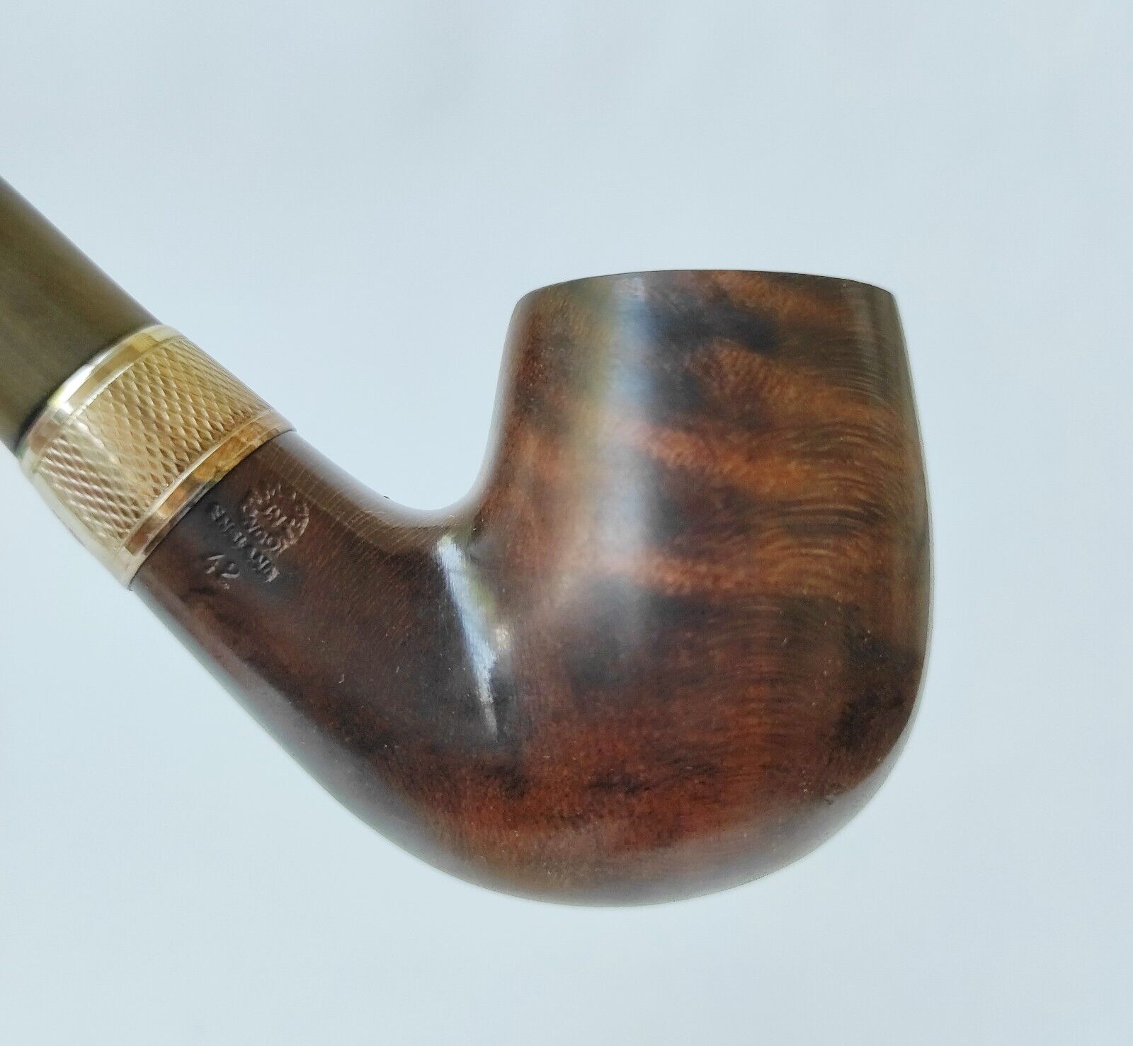 Comoy\'s Magnum Pipe, English Tobacco Pipe, Vintage Smoking Briar Pipe Comoy\'s 42
