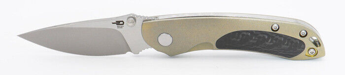 Bestech Junzi Slip Joint Knife Light Green Ti Handle Plain S35VN Blade BT1809E