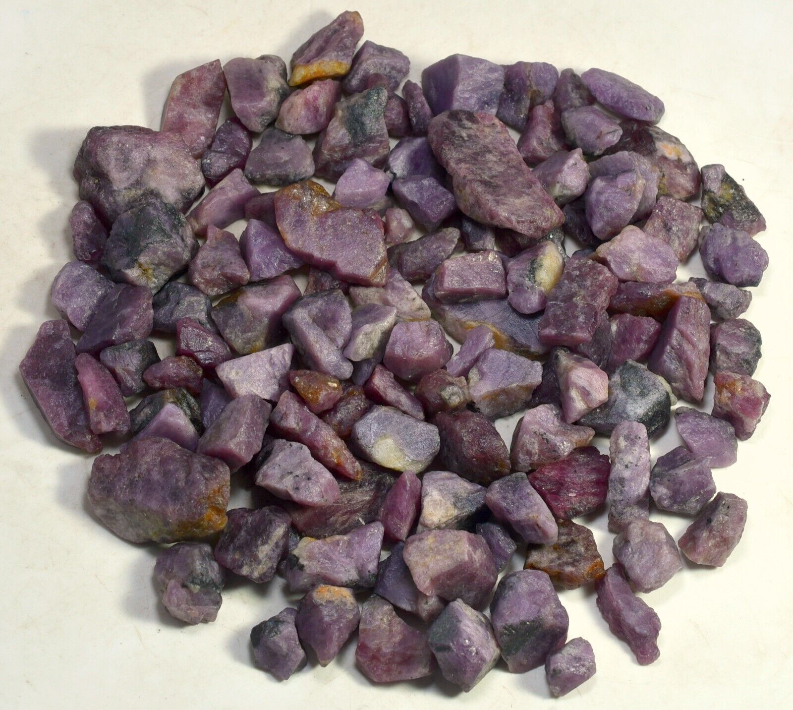 600 GM Ultra Rare Faceted Natural Purple  Rough SPINEL Crystals Lot Afghanistan