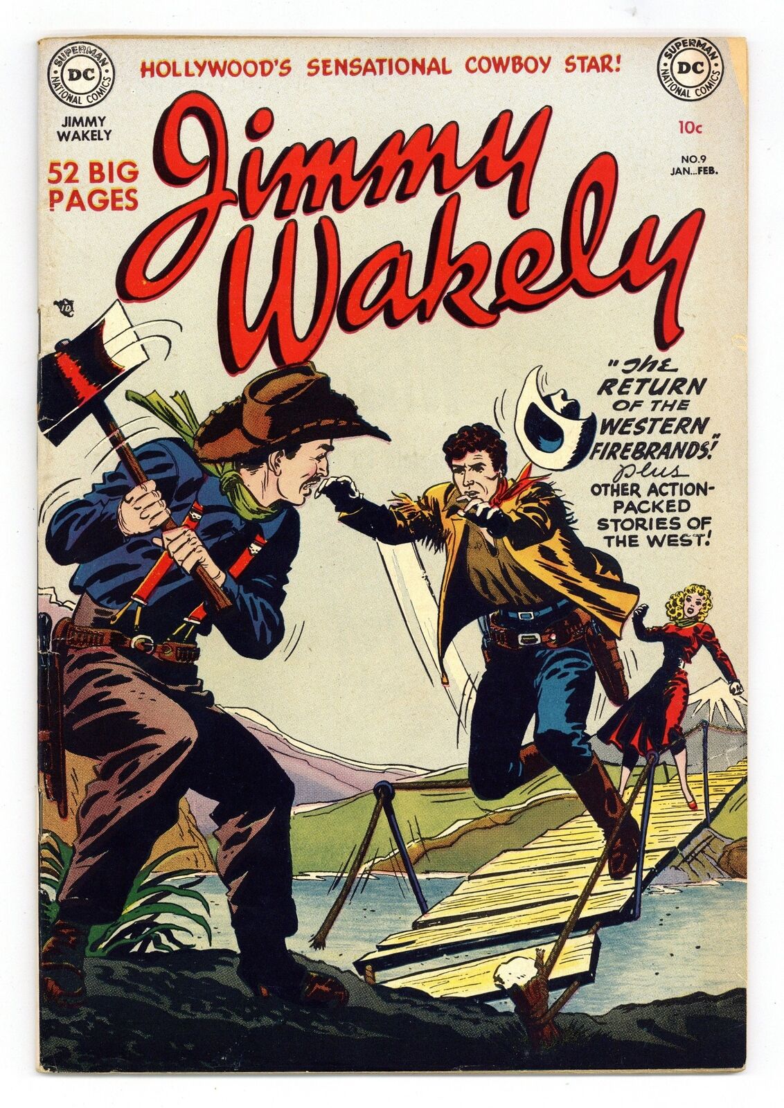 Jimmy Wakely #9 VG- 3.5 1951