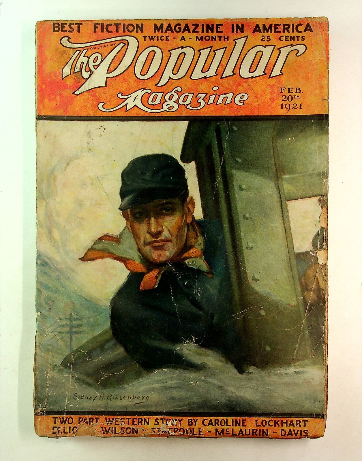 Popular Magazine Pulp Feb 20 1921 Vol. 59 #3 GD- 1.8